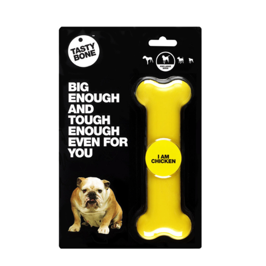 TastyBone Nylon Toy for Large Dogs, Chicken Flavor