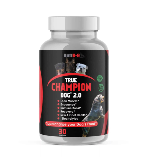 BuffK-9 True Champion 2.0 Muscle & Health Dog Supplement - 30 Counts