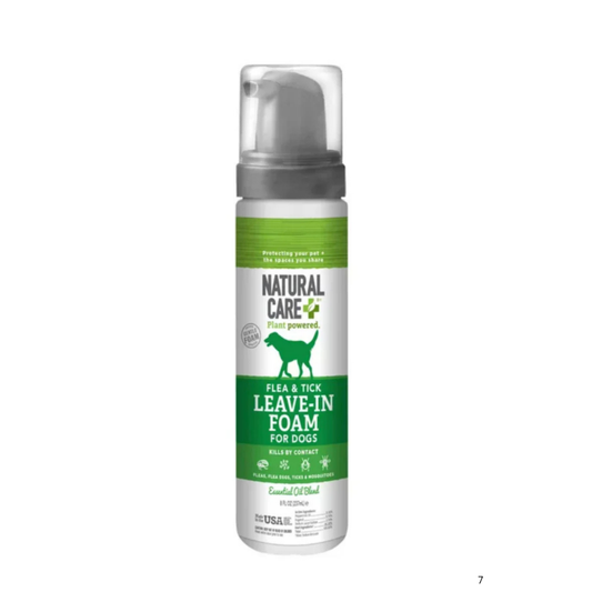 Natural Care  Leave-In Flea & Tick Foam Dogs  - Manna pro