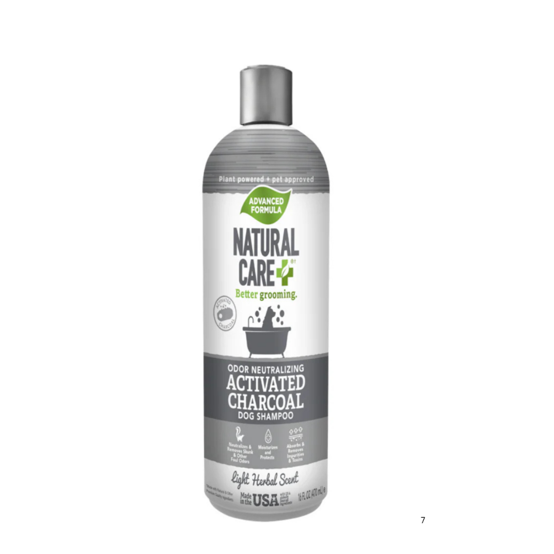 Natural Care Activated Charcoal Poo Dogs Shampoo16oz , 470 ML - Manna Pro
