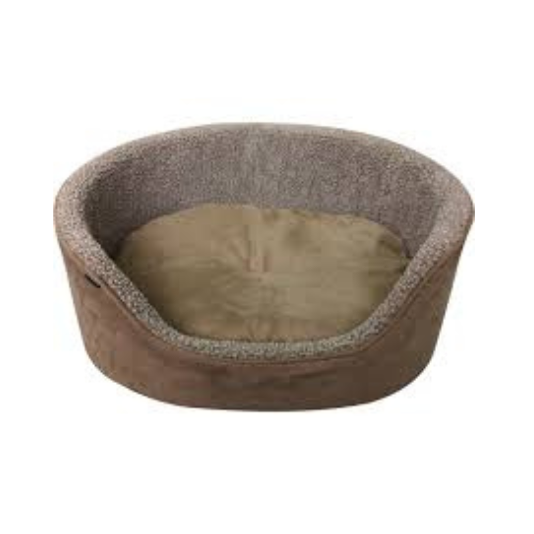 Dogman-Bed Sherpa high edge Brown - L