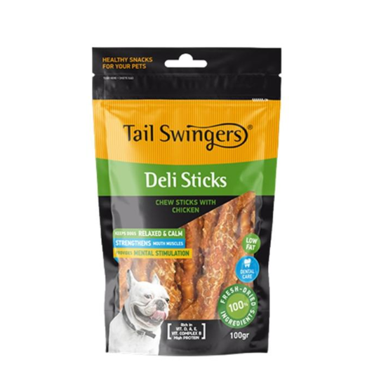 Tail swingers Deli Sticks-Chewstick w/ Chicken 100g