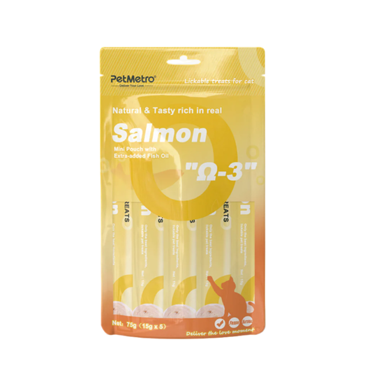 Pet Metro - Flavor Salmon&fish oil  Creamy treats 15g