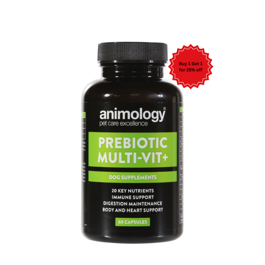 Animology Prebiotic MultiVit+ Supplement 60 Caps