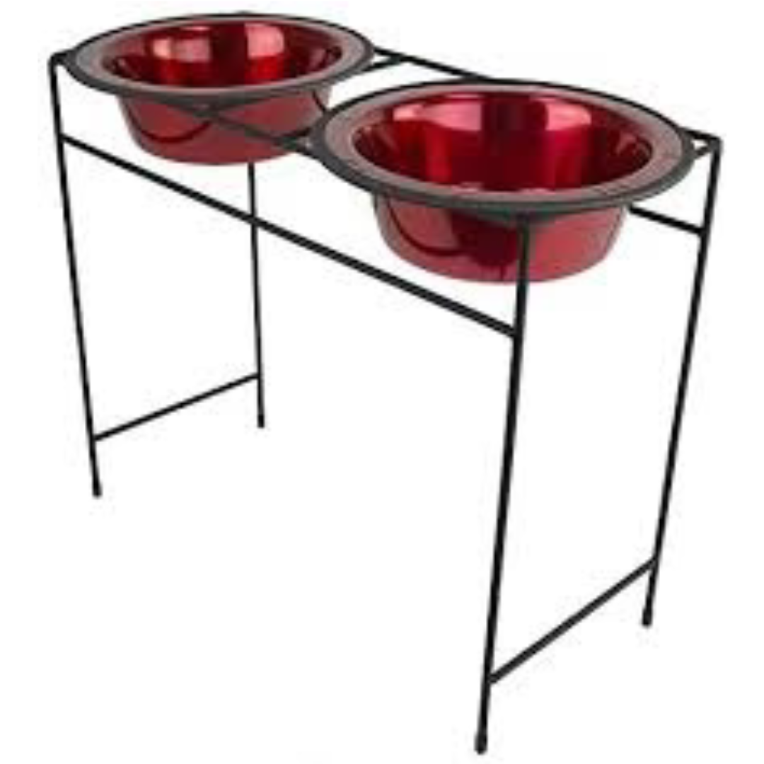 Platinum Pets Diner, Modern Double, XS, Candy Apple Red