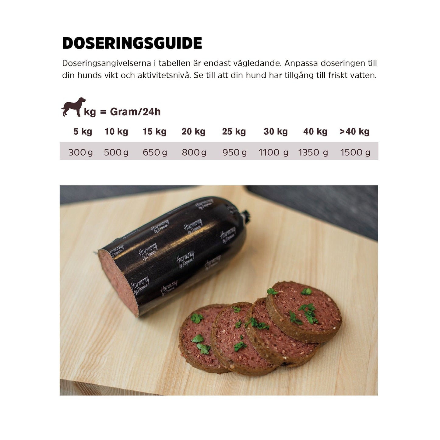 Dogman Grainfree sausage w beef liver 800gm