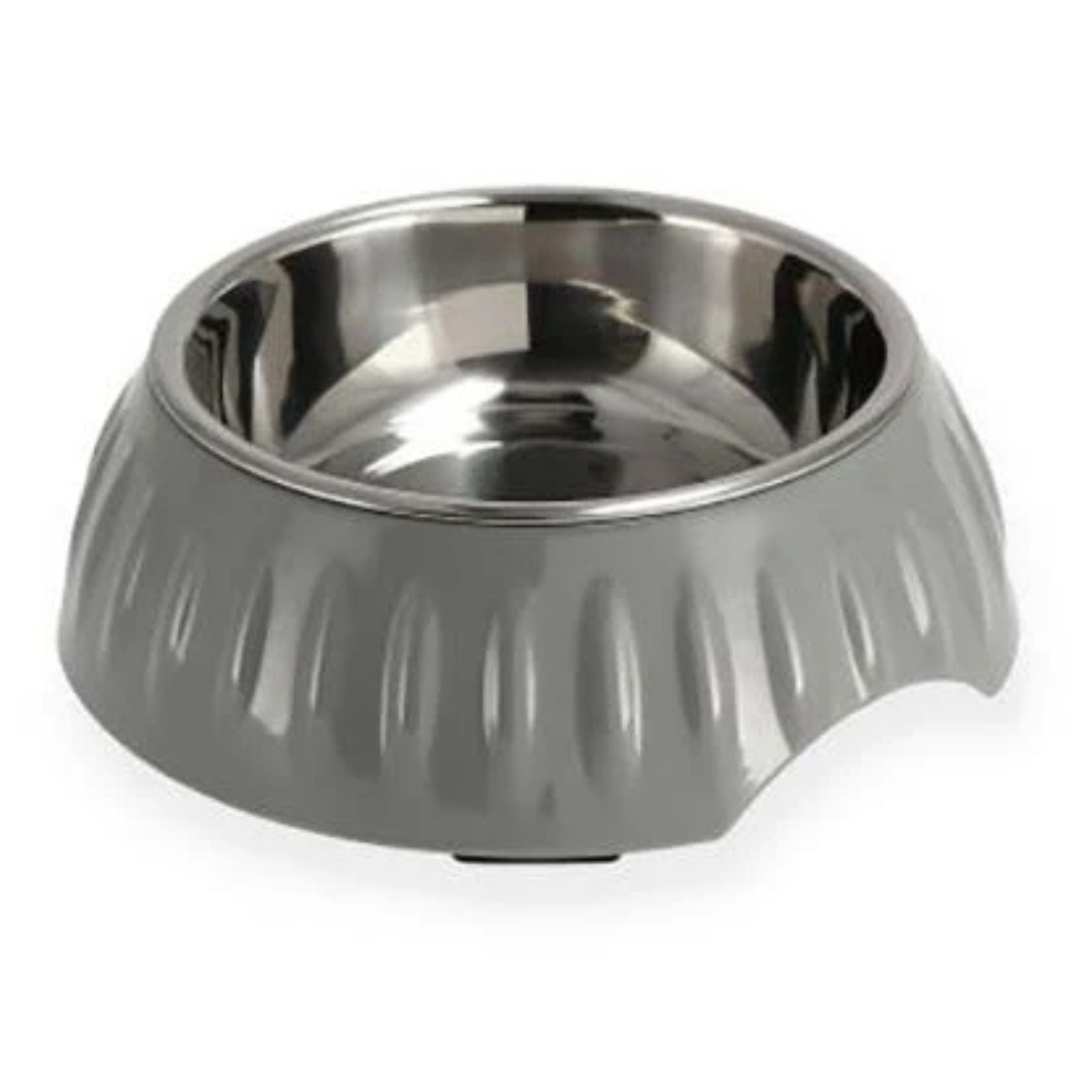 Dogman-Food bowl Retro Grey 700ml