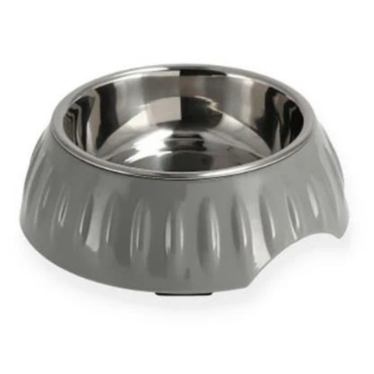 Dogman-Food bowl Retro Grey 700ml