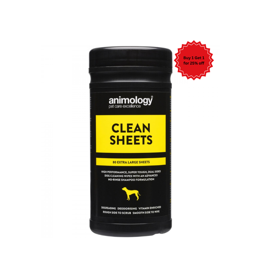 Animology Clean Sheets – 80 Sheets