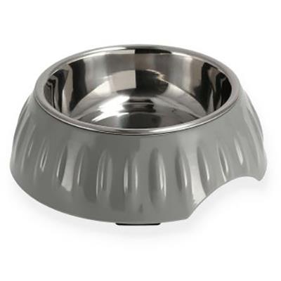 Dogman-Food bowl Retro Grey 350ml