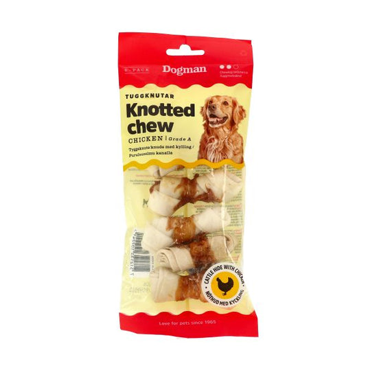 Dogman-Chewing Roll with Chicken 6p White(105g)