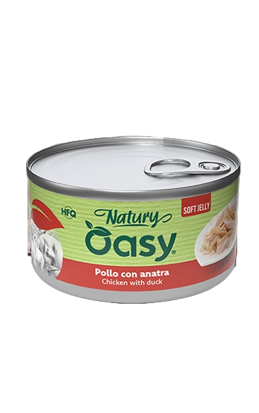 Oasy Wet Cat Natury Soft Jelly - Chicken with Duck 85g