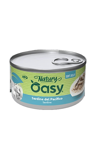 Oasy Wet Cat Natury Soft Jelly - SARDINE 150 gr