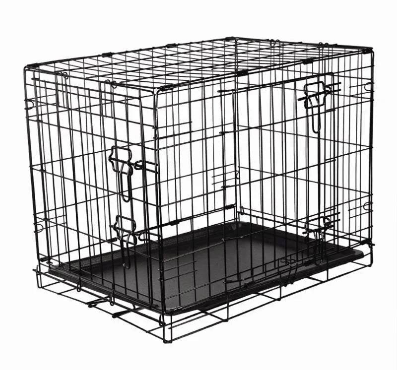 RAC METAL FOLD FLAT CRATE WITH PLASTIC TRAY - SMALL