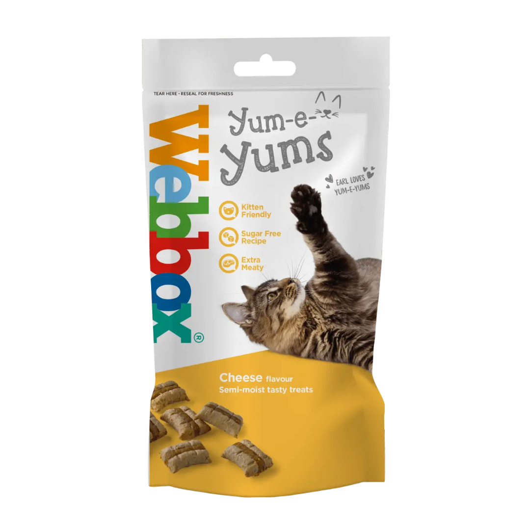 Webbox Cat Treat Yum-e-Yums Cheese 40g