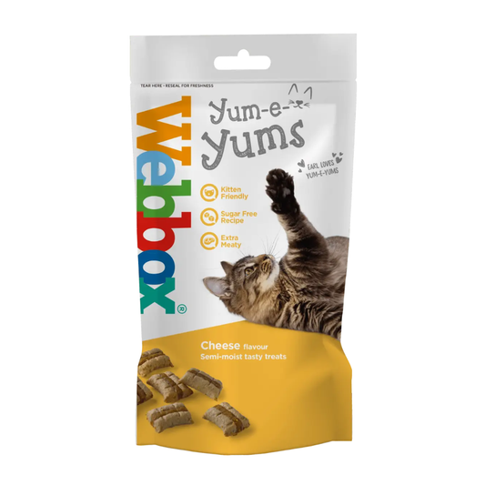 Webbox Cat Treat Yum-e-Yums Cheese 40g