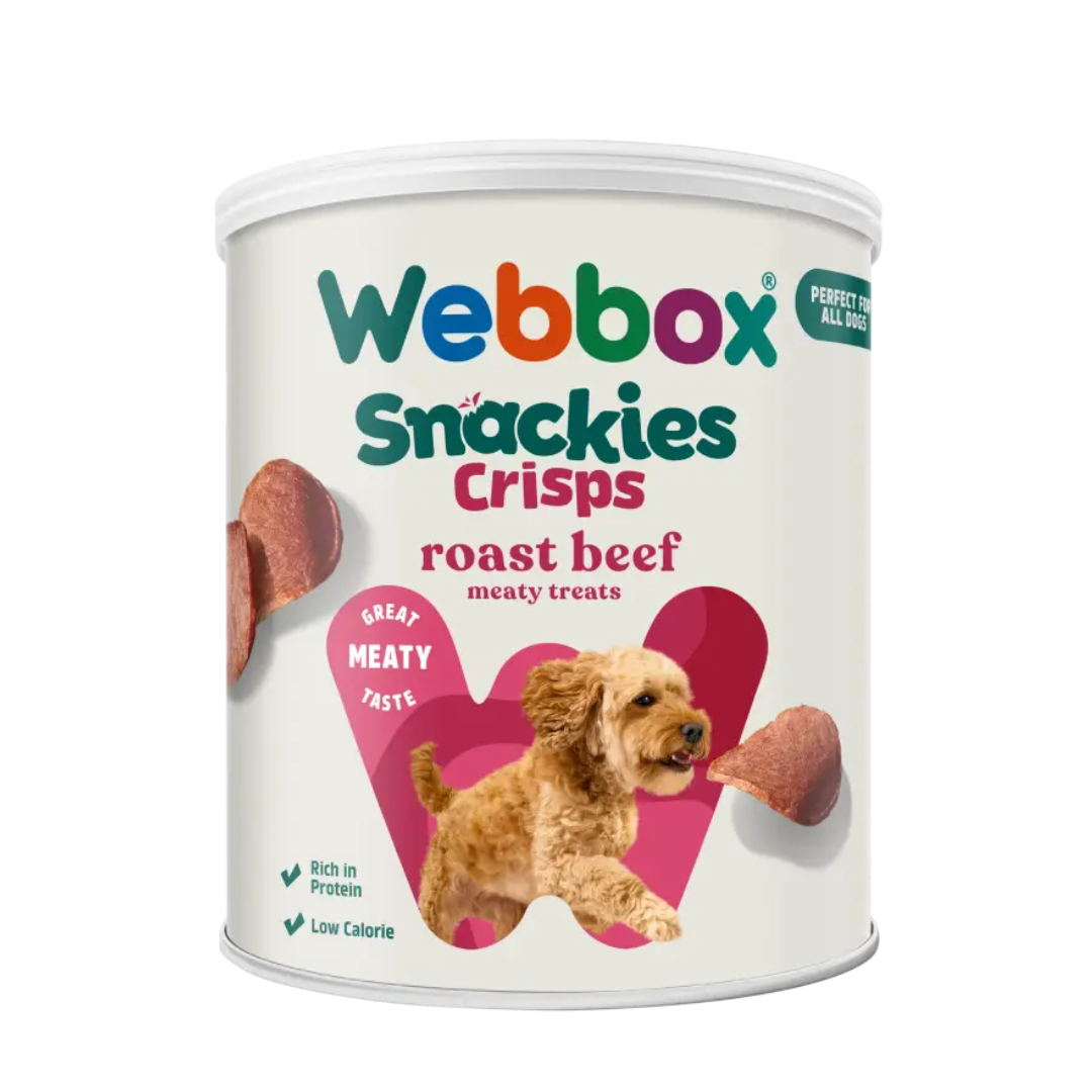 Webbox Snackies Crisps Roast Beef Adult Dog Treats 35 g