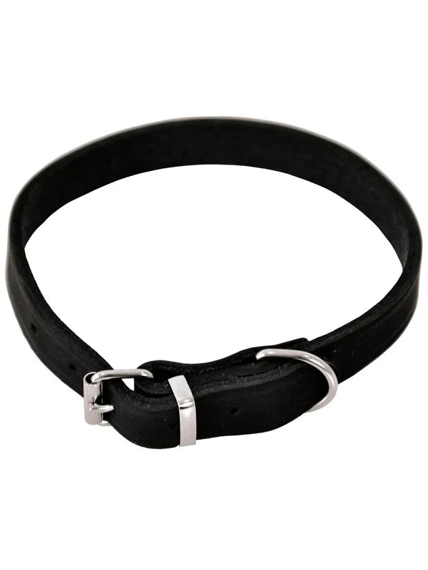 Dogman Necklace leather 18mmx45cm-Black
