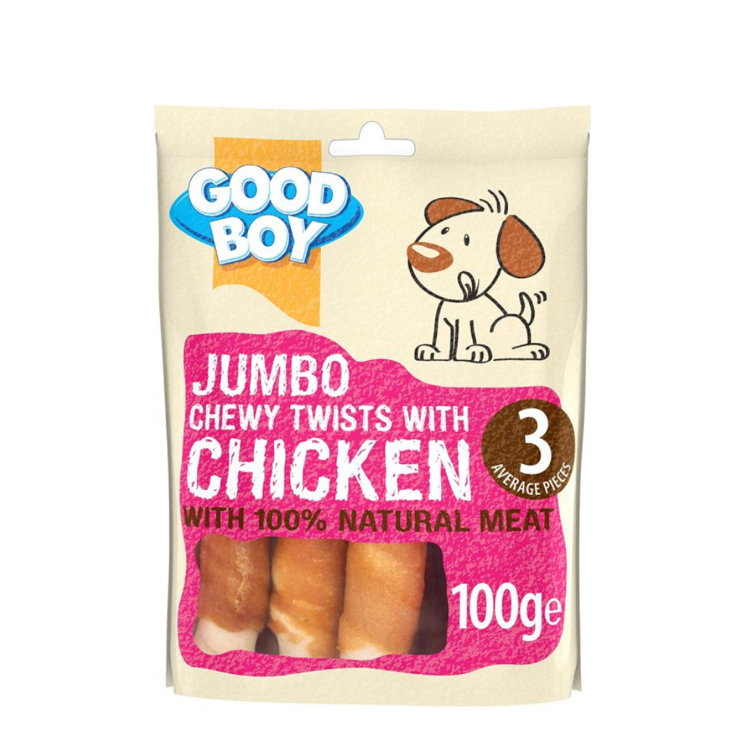 Good Boy - Jumbo Chicken Chewy Twists - 100g