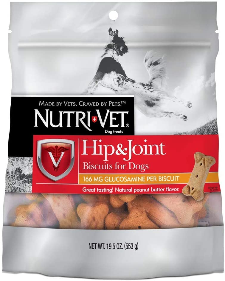 Nutri-Vet Hip & Joint Biscuits for Dogs  16 oz