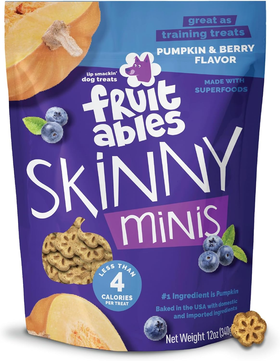Fruitables-Skinny Minis Pumpkin & Berry flavor 340gm
