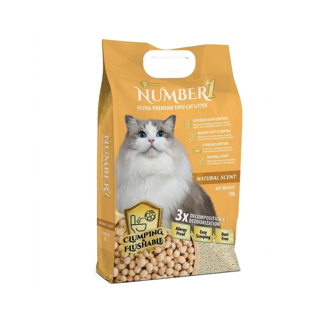 Tofu cat clumping Litter 10 ltr