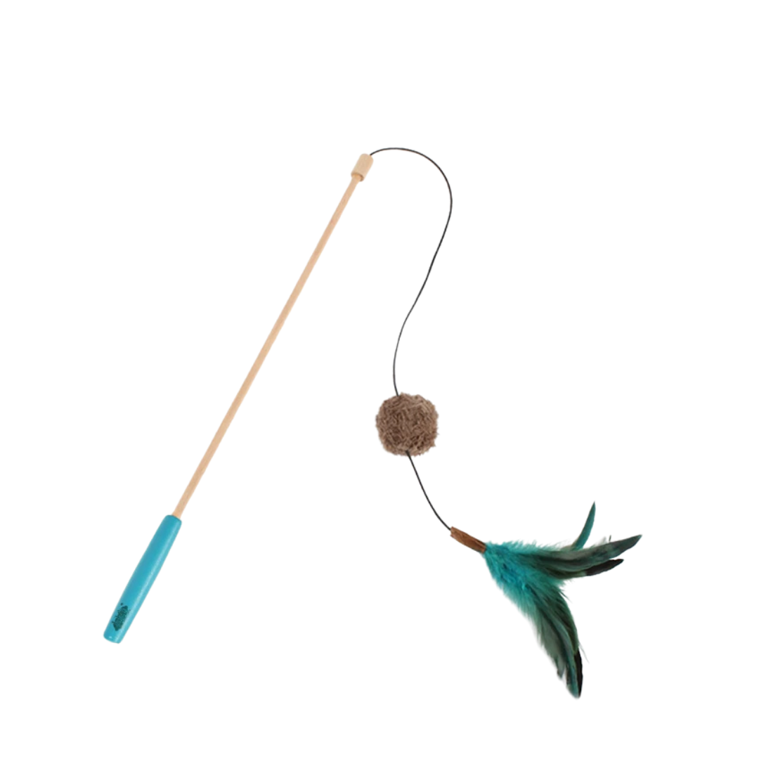 Lulu's World  wand, blue Cat Toy