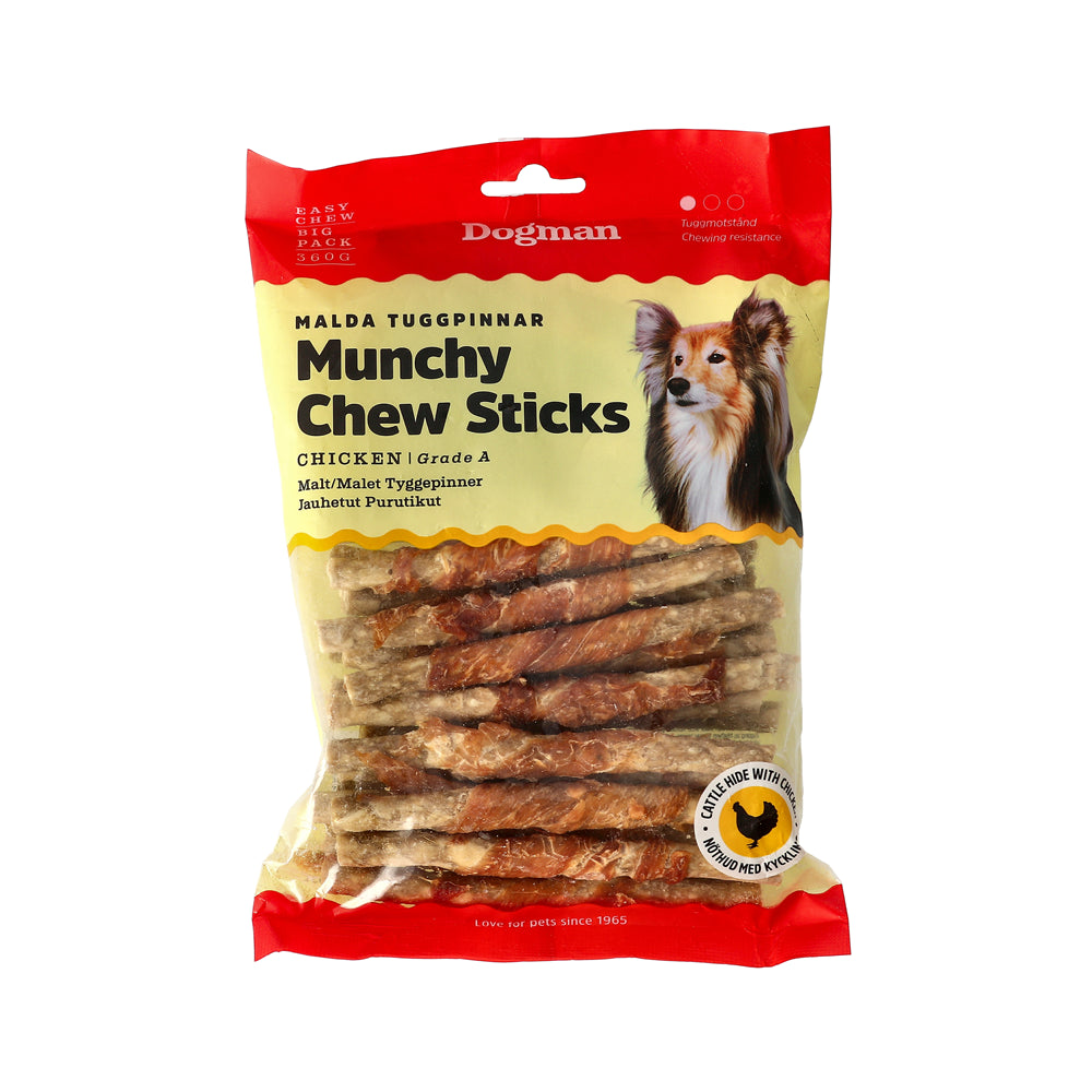 أعواد من دوغمان للمضغ،مع دجاج مفروم، 30 بنسًا، بني، 360 جم