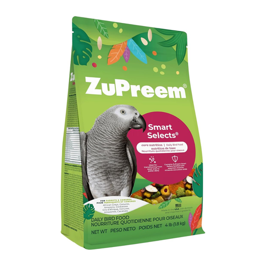 Zupreem -  Smart Selects Parrots & Conures 4lb