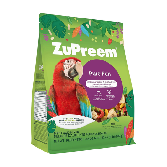 Zupreem -  Pure Fun Large Parrots 2lb (0.91kg)