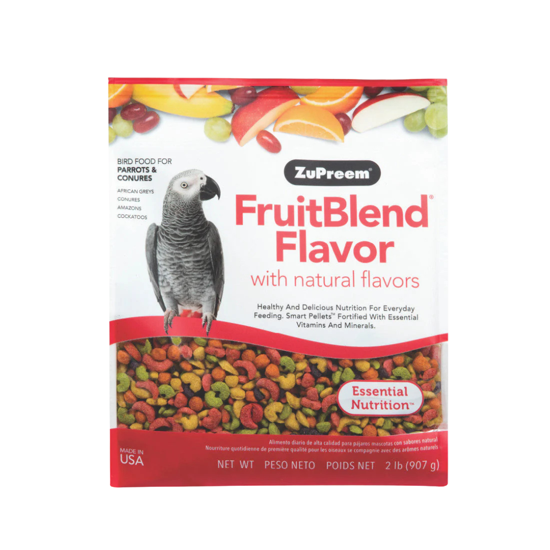 Zupreem -  FruitBlend Flavor Medium & Large Parrot Food 2lb (0.91kg)