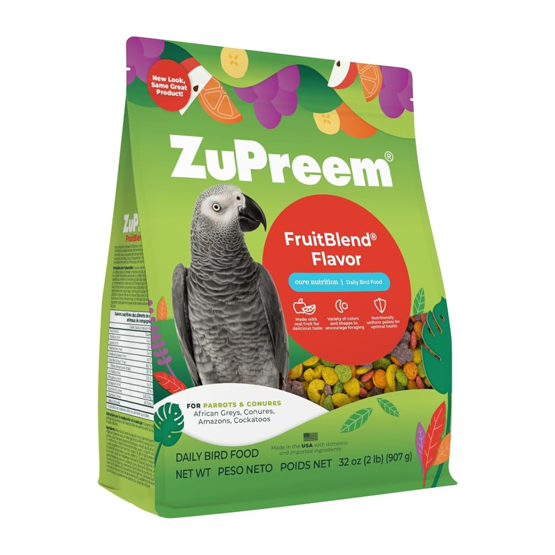 Zupreem -  FruitBlend Flavor Medium & Large Parrot Food 2lb (0.91kg)