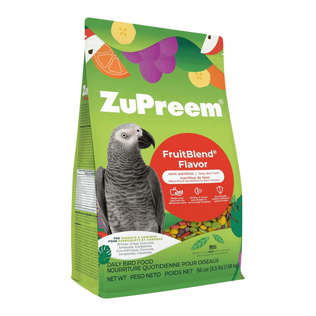 Zupreem -  FruitBlend Flavor Medium & Large Parrot Food 3.5lb (1.59kg)