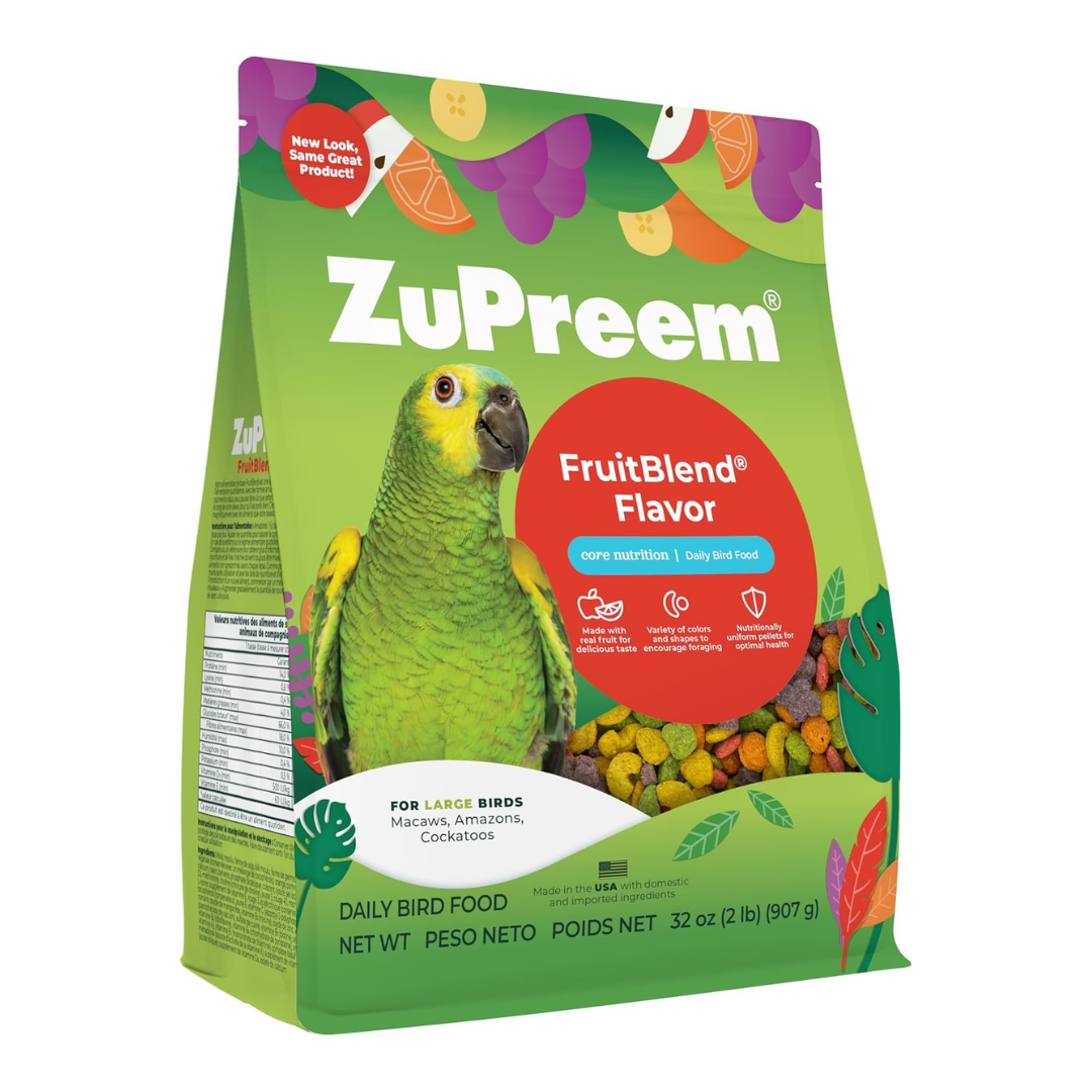 Zupreem -  FruitBlend Flavor Large Parrot Food 12lb (5.44kg)