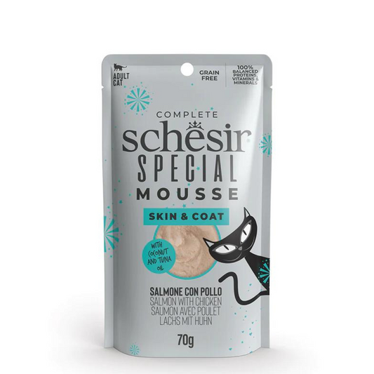 Schesir Special! Skin & Coat Wet Cat Food, 70g