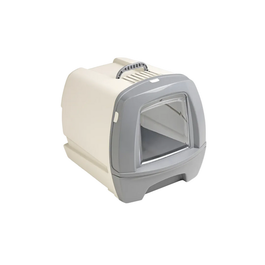 MPS2 80's Cat Litter Box with Drawer Grey 50 x 40 x 42 cm