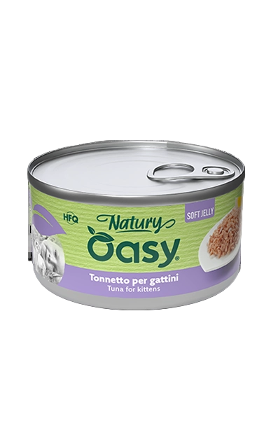 Oasy Wet Cat Natury Soft Jelly - Tuna Kitten 85g