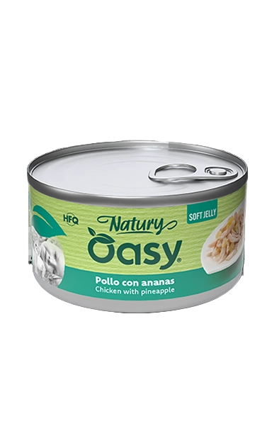 Oasy Wet Cat Natury Soft Jelly - Chicken with Pineapple 85 gr