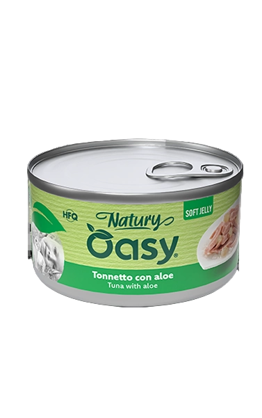 Oasy Wet Cat Natury Soft Jelly - Tuna with ALOE  85 gr