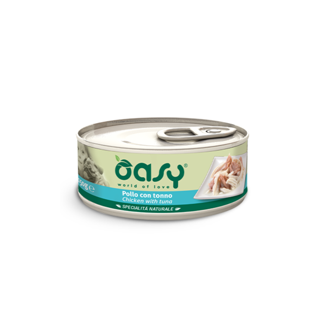 Oasy Wet Dog  Chicken with tuna can 150gm