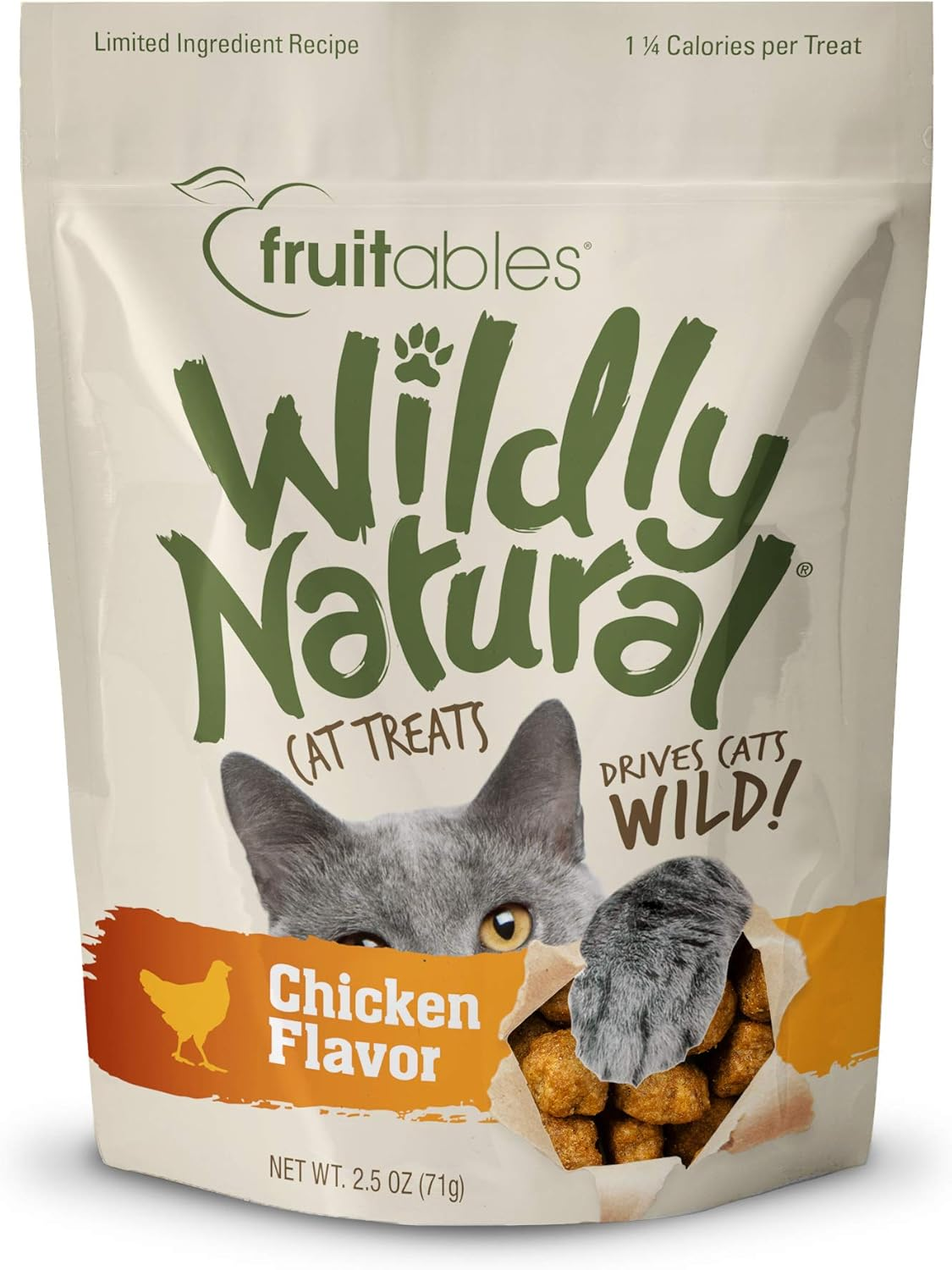 Wildly Natural Cat Treats - Chicken - 70g