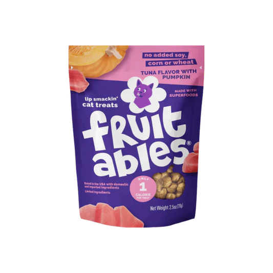 Fruitables Cat Treats - Tuna Flavour with Pumpkin - 2.5oz (70g)