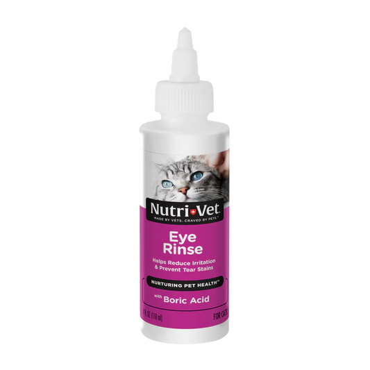 Nutri-vet Eye Rinse For Cats 4oz (118ml ).