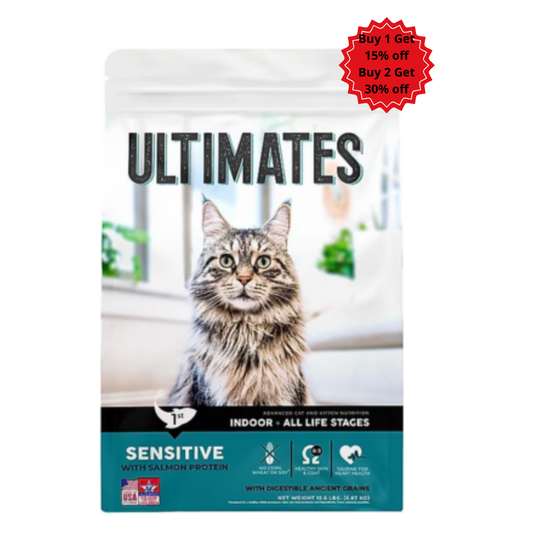 Ultimates Cat Sensitive with Salmon Protein 5.6kg