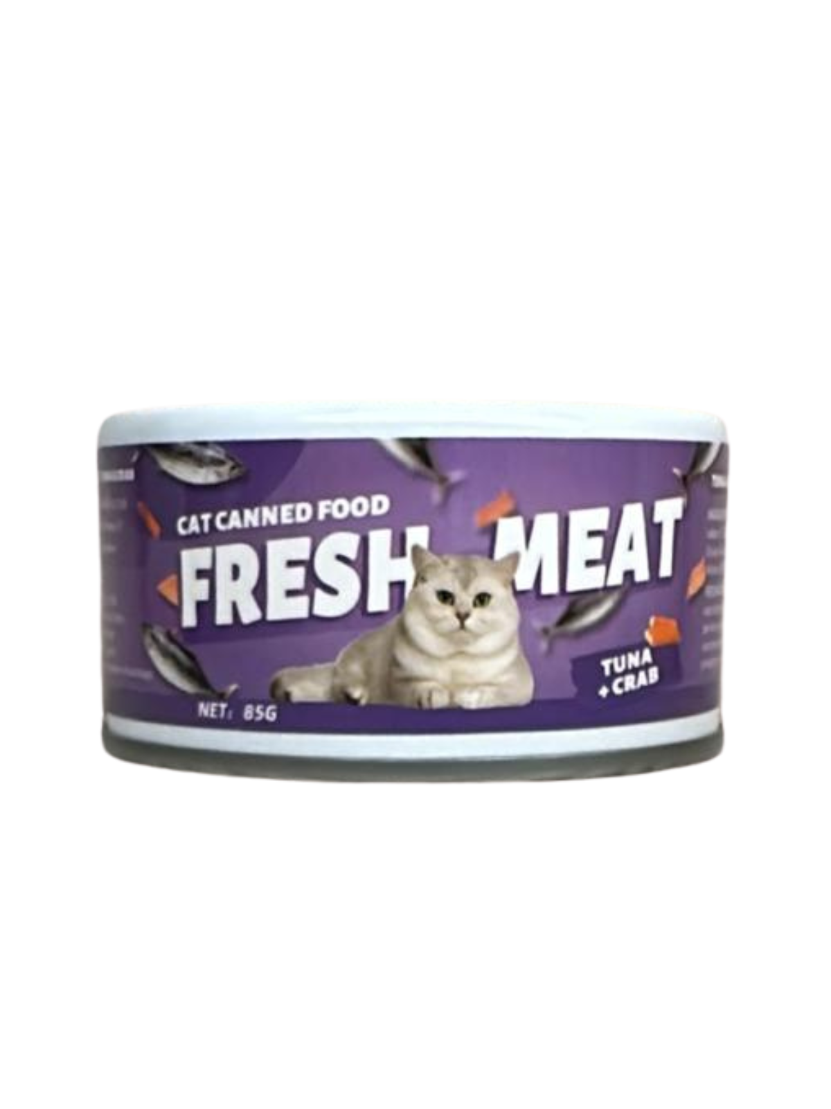 طعام بت مترو للقطط بنكهة التونة والسلطعون حجم العبوة 85 جم