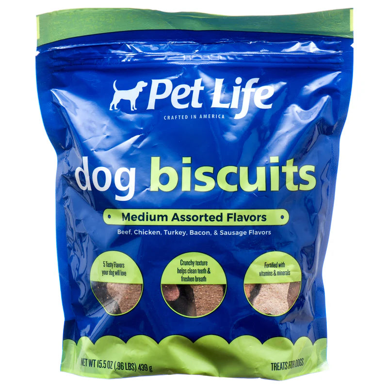 PetEdge- Pet Life Medium Assorted Biscuits 4Lb