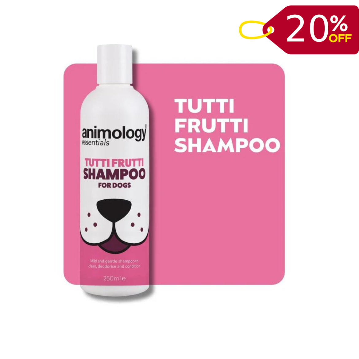 Animology- Essentials Dappers Dog Tutti Frutti Shampoo  250  ML