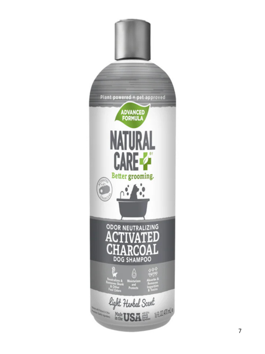 Natural Care Activated Charcoal Poo Dogs Shampoo16oz , 470 ML - Manna Pro