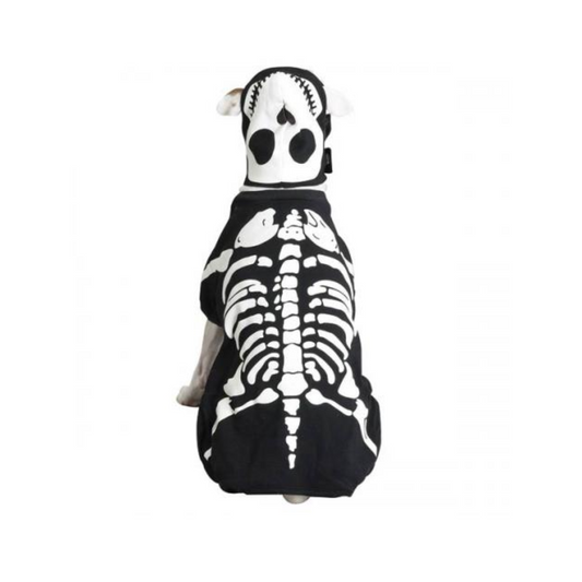 Casual Canine Glow Bones Costume Haloween - XS