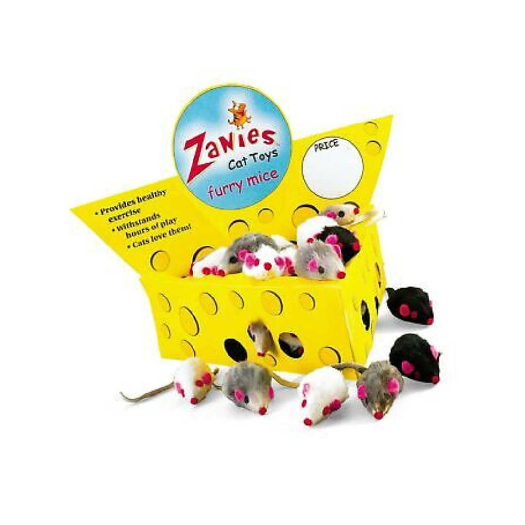 PetEdge-Zanies  Cheese Wedge  Fur Mice 68.04 g
